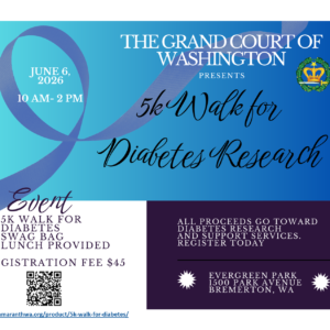 5k Walk for Diabetes Research